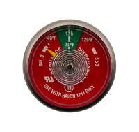 125 psi Halon Gauge