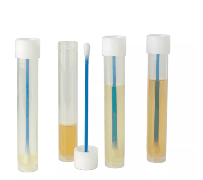 Swabs Transport with 10ml Letheeen Broth PK100