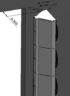 Luchtgordijn SCM module set verticale ophanging