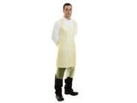 PE Disposable Yellow Apron on a Roll Yellow (5 x 100) (69 x 138 cm)