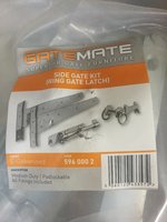 SIDE GATE KIT RING LATCH BZP GALV