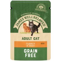 James Wellbeloved Cat Adult Grain Free Turkey Pouch 12x85g