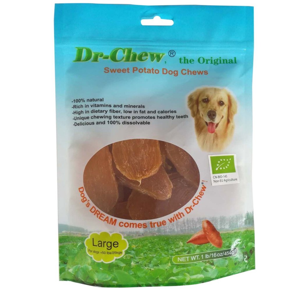 Dr Chew Sweet Potato Chews Large 454g