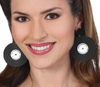Vinyl Record Earrings