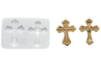 SLK 142 CROSS- Silicone Mould 36 x 48 mm 36 x 48 mm
