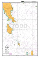 ADMIRALTY Chart - 1030 Southwest Entrance Channels to the Aegean Sea