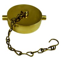 Brass Cap/Chain, 2-1/2" NST