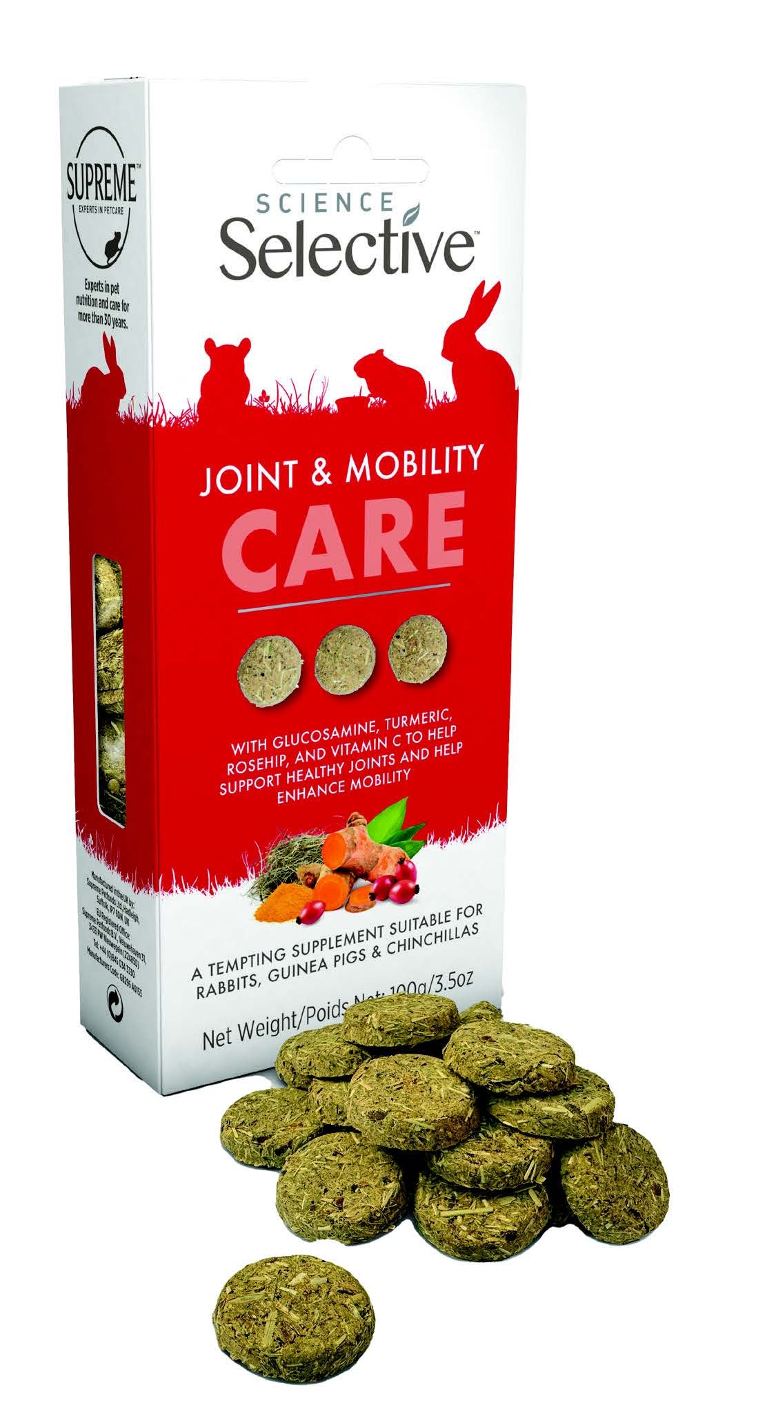 Selective Small Animal Treats - Joint & Mobility Care 100g x 4