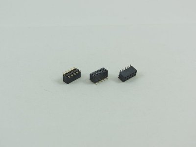 60 position PCB Socket 2mm Pitch Through Hole Dual Row Vertical 4.4mm high