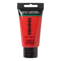 Reeves Fine Acrylic 75ml - Brilliant Red