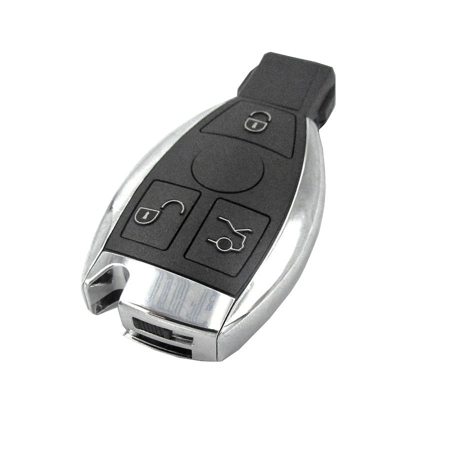 Mercedes-Benz 3 Button Chrome IR/Keyless Remote Case