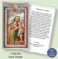 Picture Medal & Foil Leaflet/St.Joseph   (7148/JOS)