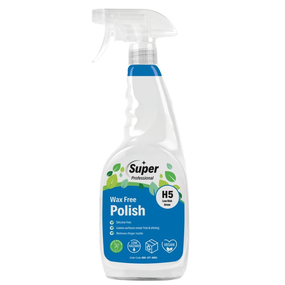 SUPER PROFESSIONAL H5 WAX FREE POLISH 750ML