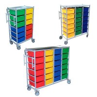 Karri-Carts are made from a light weight, high quality powder coated steel.