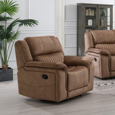 Indiana 1 Seater Manual Recliner - Coffee