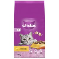 Whiskas Dry 1+ Cat Complete With Chicken 4x1.9kg