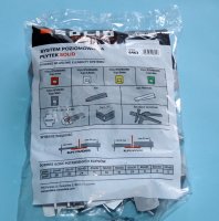 SolidTools Tile Levelling Clips 1mm High Lift 12-21mm Bag of 100 Grey 6463 XD
