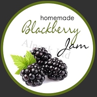 37mm Round blackberry label