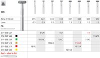Intensiv SA Diamond Wide Wheel - 6pk 909/034 - DMI Ireland's Leading Dental Supplier - Next Day Delivery