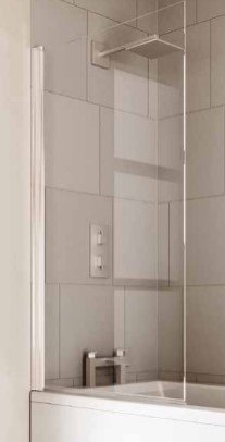 VERVE SQUARE ROTATING BATHSCREEN 6MM
