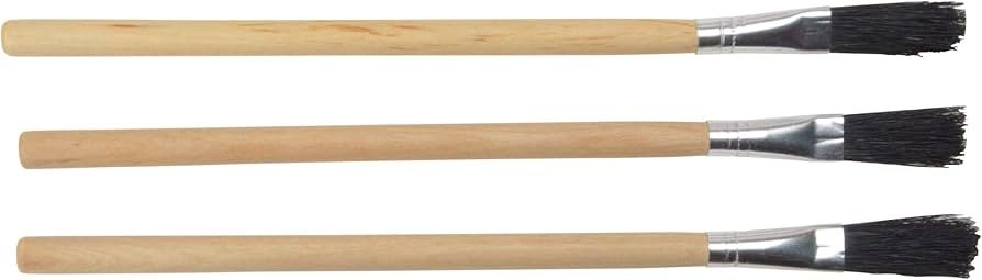 3015M WOODEN FLUX BRUSHES PK3