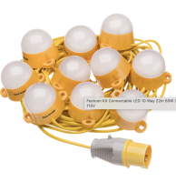 Connectable Festoon Kit 10 Way 22m