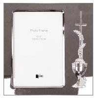 Communion Photo Frame/Silver Finish   (C46654)