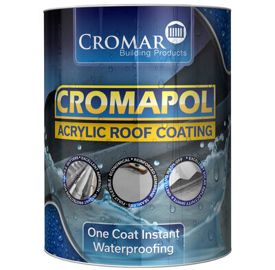 Cromapol Acrylic Roof Coating Grey 2.5kg
