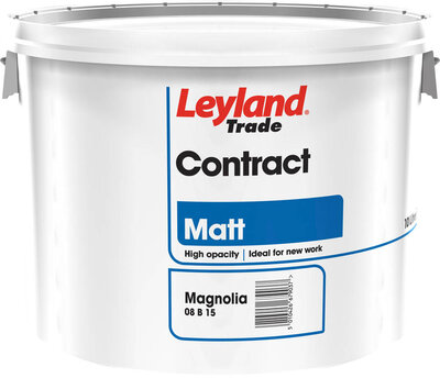 Leyland Contract Matt Paint Magnolia 10L