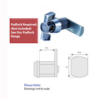 LF4421 LATCH LOCK 15.8X16X20MM 50MM CAM