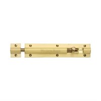 C1582 6-SB - HERITAGE BRASS DOOR BOLT STRAIGHT 6  X 1.25 SATIN B