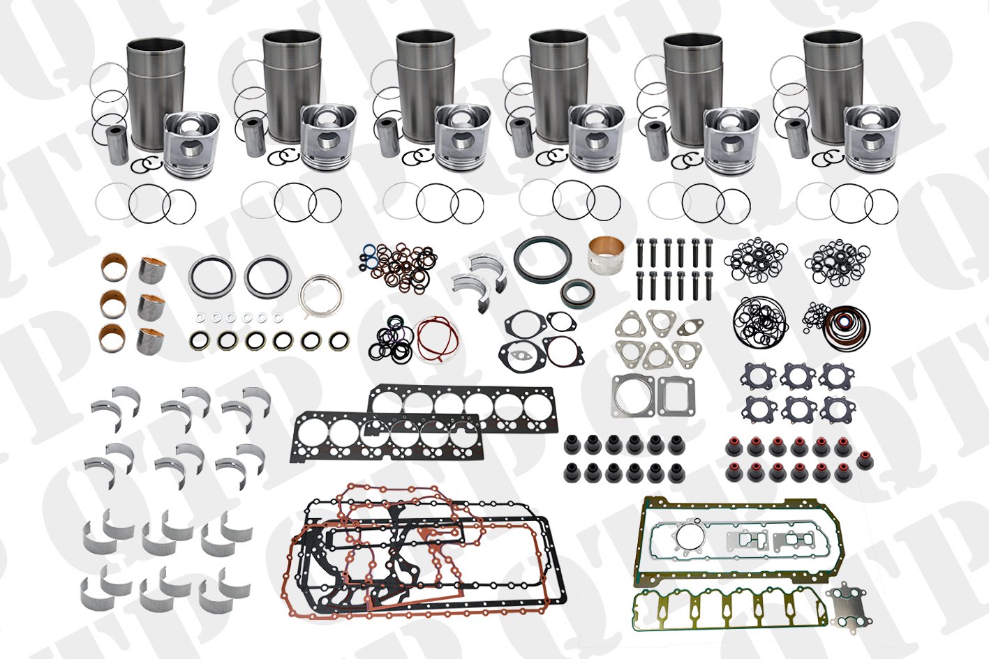 all parts of a Engine Kit (Standard Powertech) kit for John Deere 6068 6190R 6210R Series