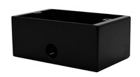 Kelsey Black Double Gang Extra Deep Wall Box