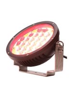 Laserglow CraneCast projector shining red spot beneath overhead crane load