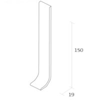 Flexible Sit-on Skirting 150mm