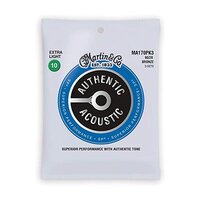 Martin MA150 Medium Acoustic Guitar Strings 13-56 (80/20 Bronze)