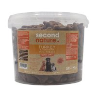 Second Nature Grain Free Turkey & Vegetable Dog Treats Bucket 3ltr