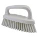 Hand Scrub with Handle and Pointed Nose for Detail Cleaning - White