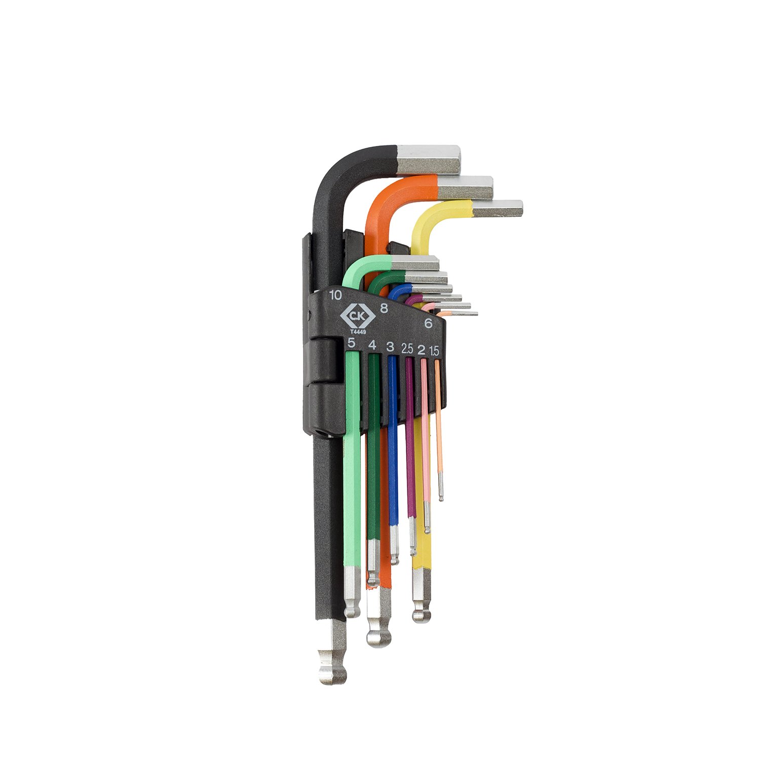 BALL ENDED COLOURED HEX KEY SET