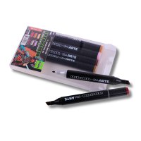 LUXEMARKER Dual Tip Art Markers - Skin Tones (6)