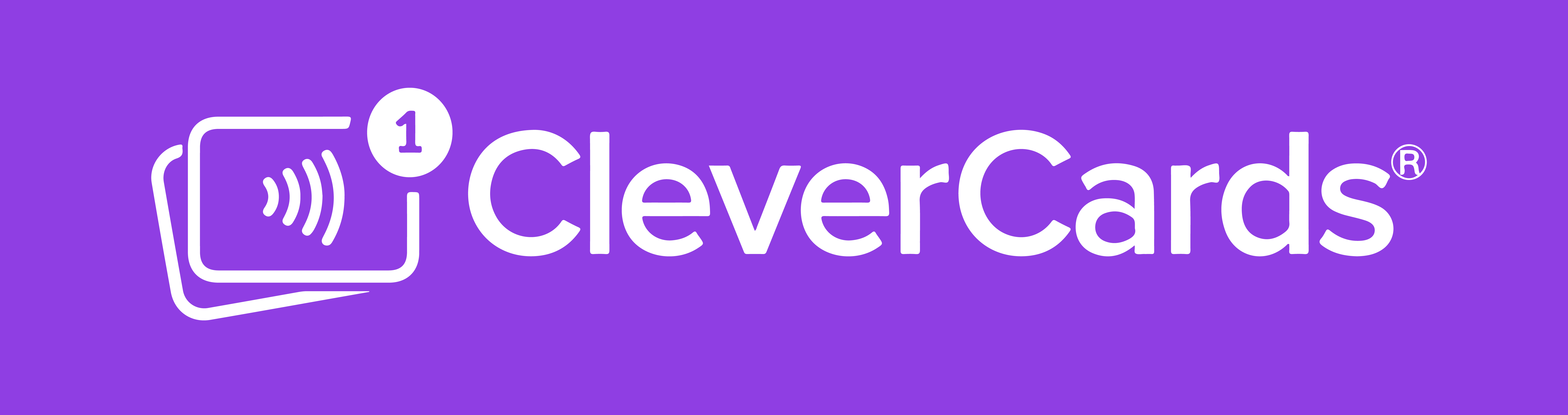 Clevercards White Purple Back 01