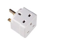 DETA 2WAY 13A FUSED ADAPTOR