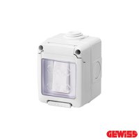 Gewiss 10A 1G 2 Way Waterproof Switch IP55