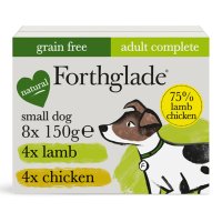 Forthglade Complete Small Dog Grain Free Variety Chicken and Lamb 8x150g