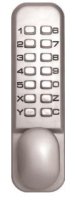 Sterling Push Button Door Lock Satin Chrome
