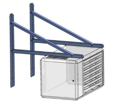 Support luchtverhitter SCR+SHR 80-120