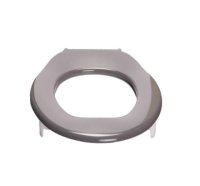 Lecico Anti Lateral Movement Grey Ring Seat (Top Fix Hinges and No Lid)