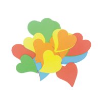 Cut-Out Shapes - Pastel Hearts (75)