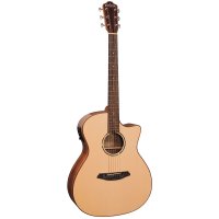 Rathbone No.3 Grand Auditorium Electro Acoustic Cutaway Guitar, Natural Englemann Spruce / Koa