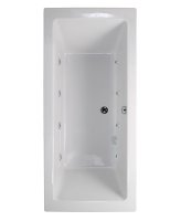 PACIFIC DOUBLE ENDED 1600X700MM 8 JET BATH